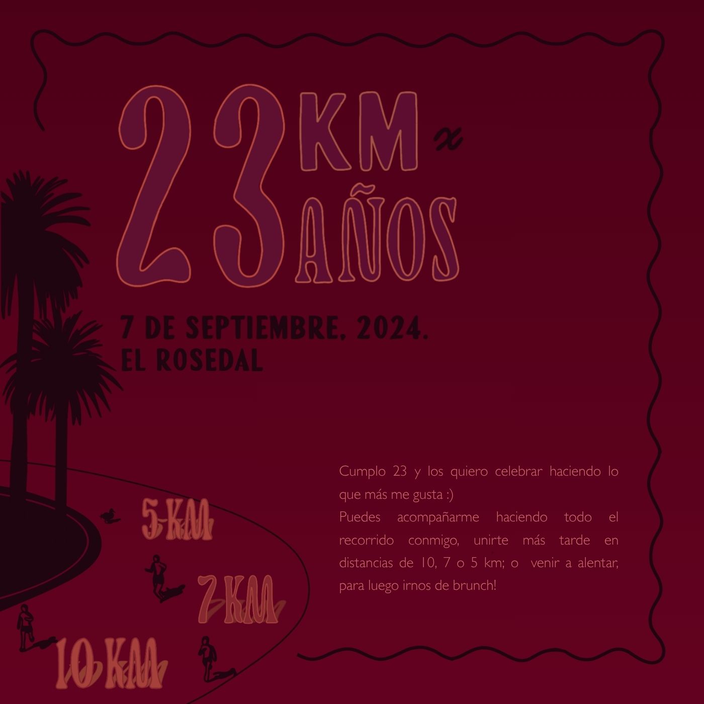 23 años, 23 kilómetros
