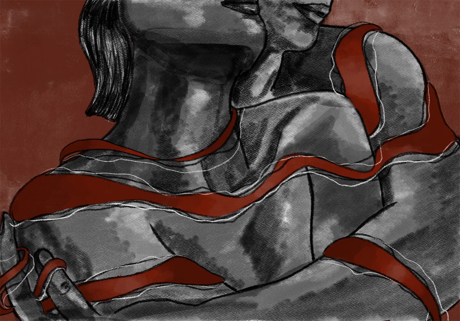 Un cielo hecho de tinta y piel — Capítulo 8, Rojo