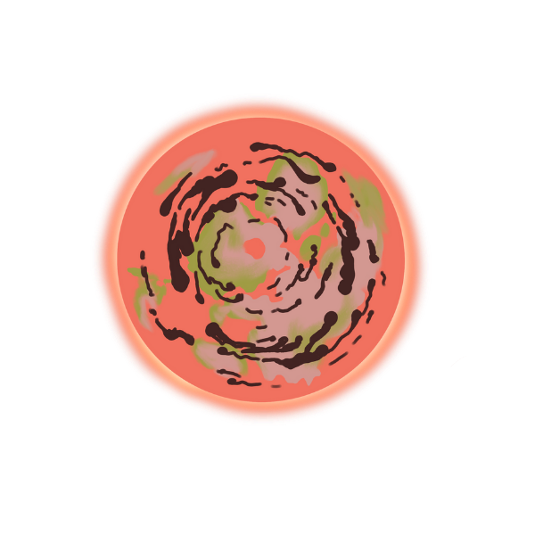Ilustración — clown planet