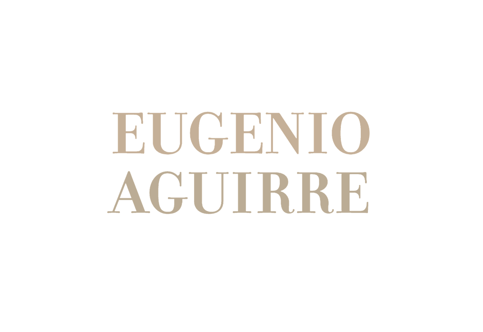 Eugenio Aguirre logotype