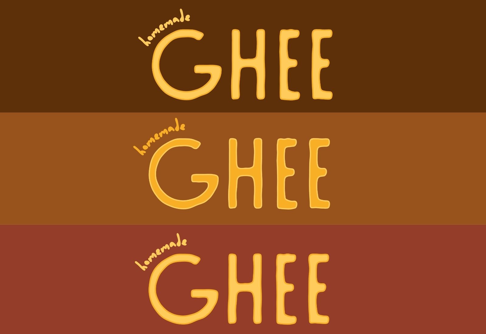Identidad de marca Ghee