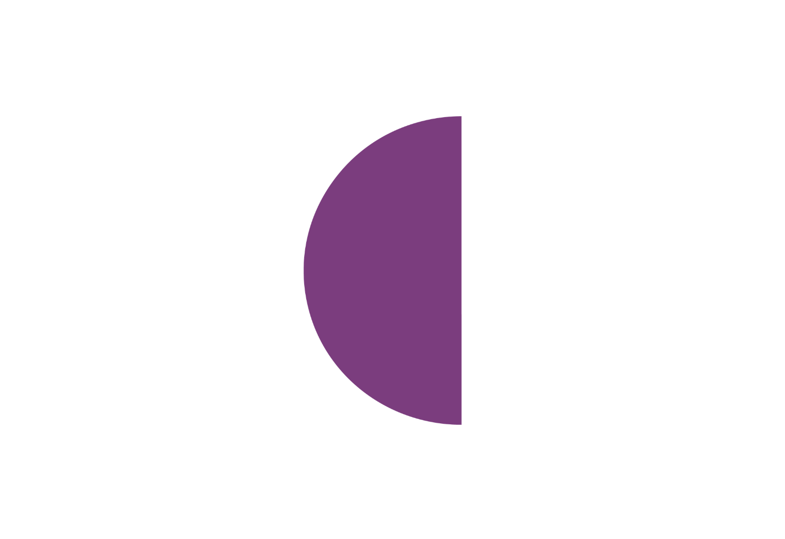 Forma de la letra C de uva
