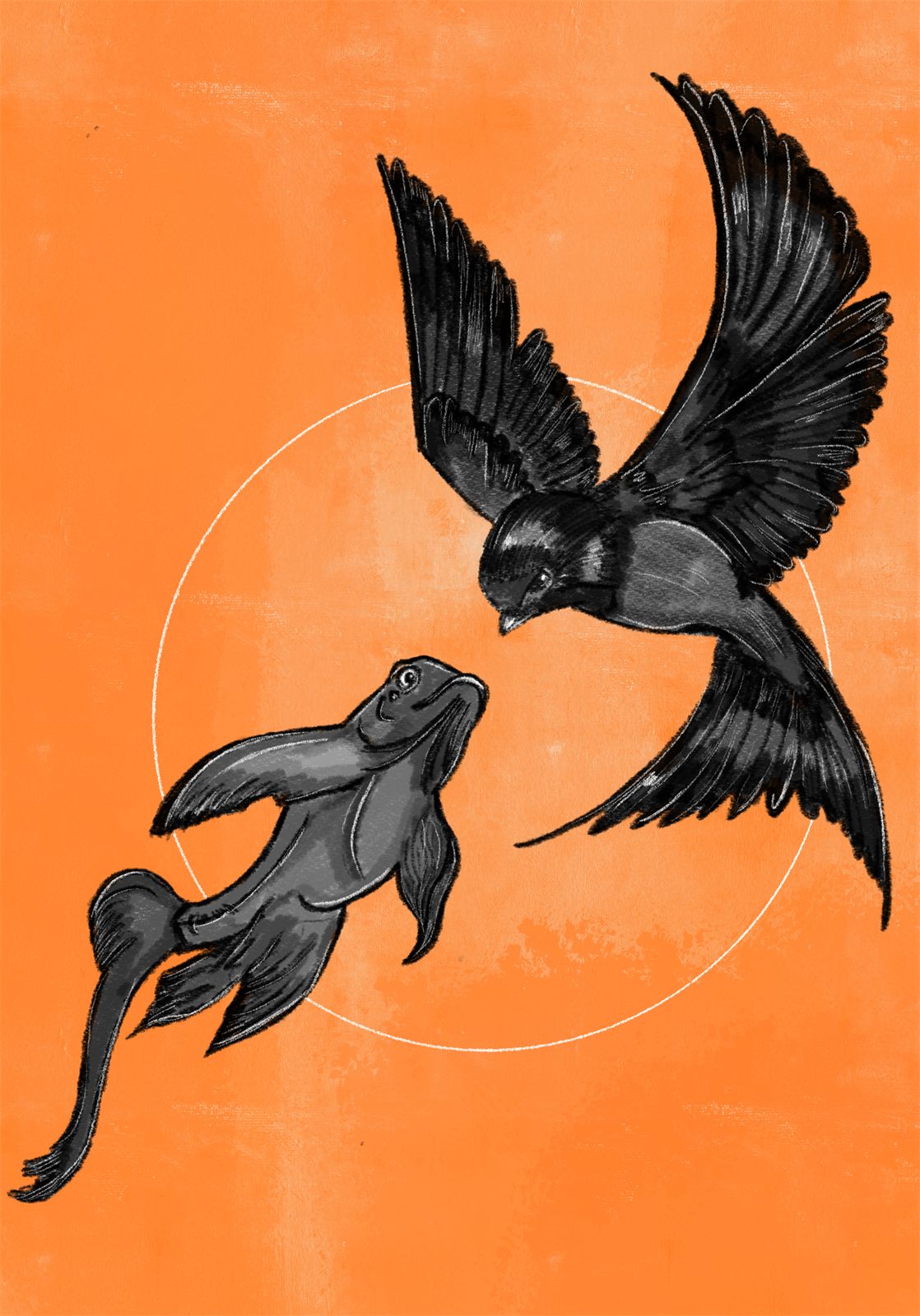 Un cielo hecho de tinta y piel — Capítulo 15, Naranja