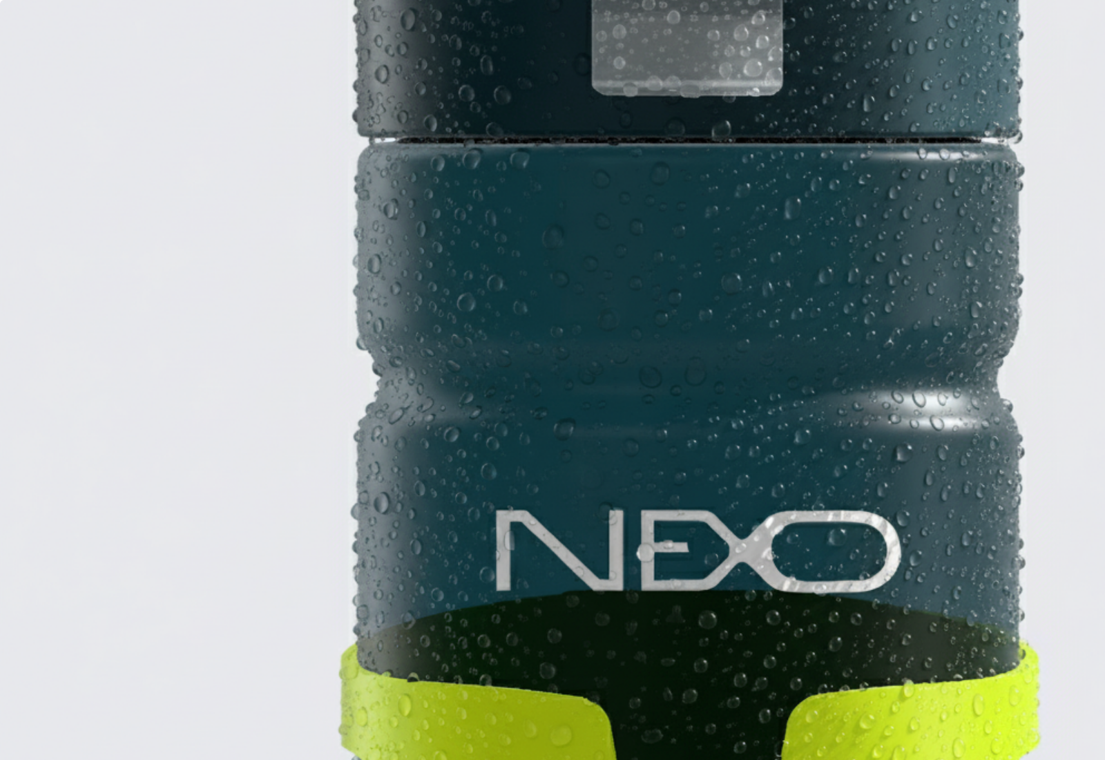 Nexo — detalle del agarre ergonómico