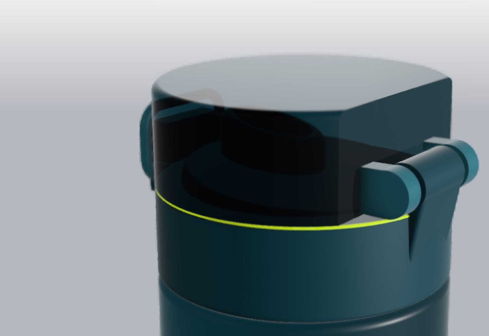 Nexo — detalle del living hinge