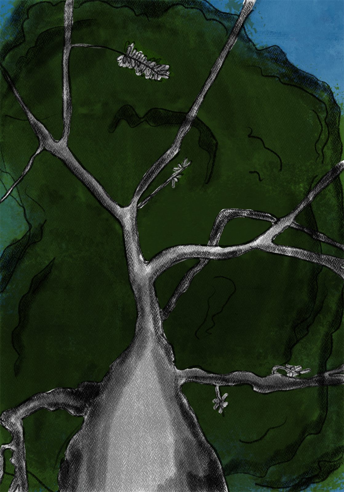 Un cielo hecho de tinta y piel — Capítulo 7, Verde